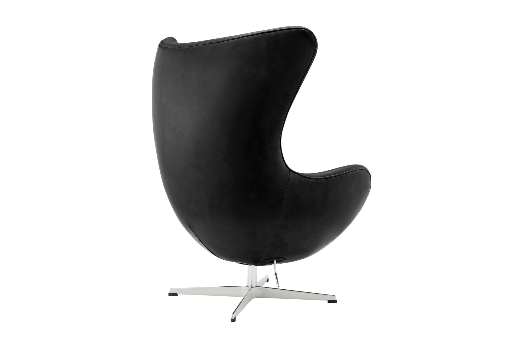 Valencia Finola Top Grain Leather Accent Chair, Black Color