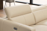 Carmen Leather Dual Recliner Corner Sectional