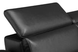 Pista Leather Reclining Sectional Sofa