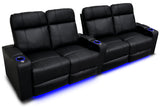Valencia Piacenza Power Headrest Row of 4 Double Loveseat