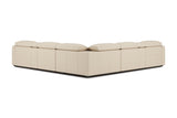 Carmen Leather Dual Recliner Corner Sectional with Console