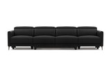 Andria Leather Reclining Sofa