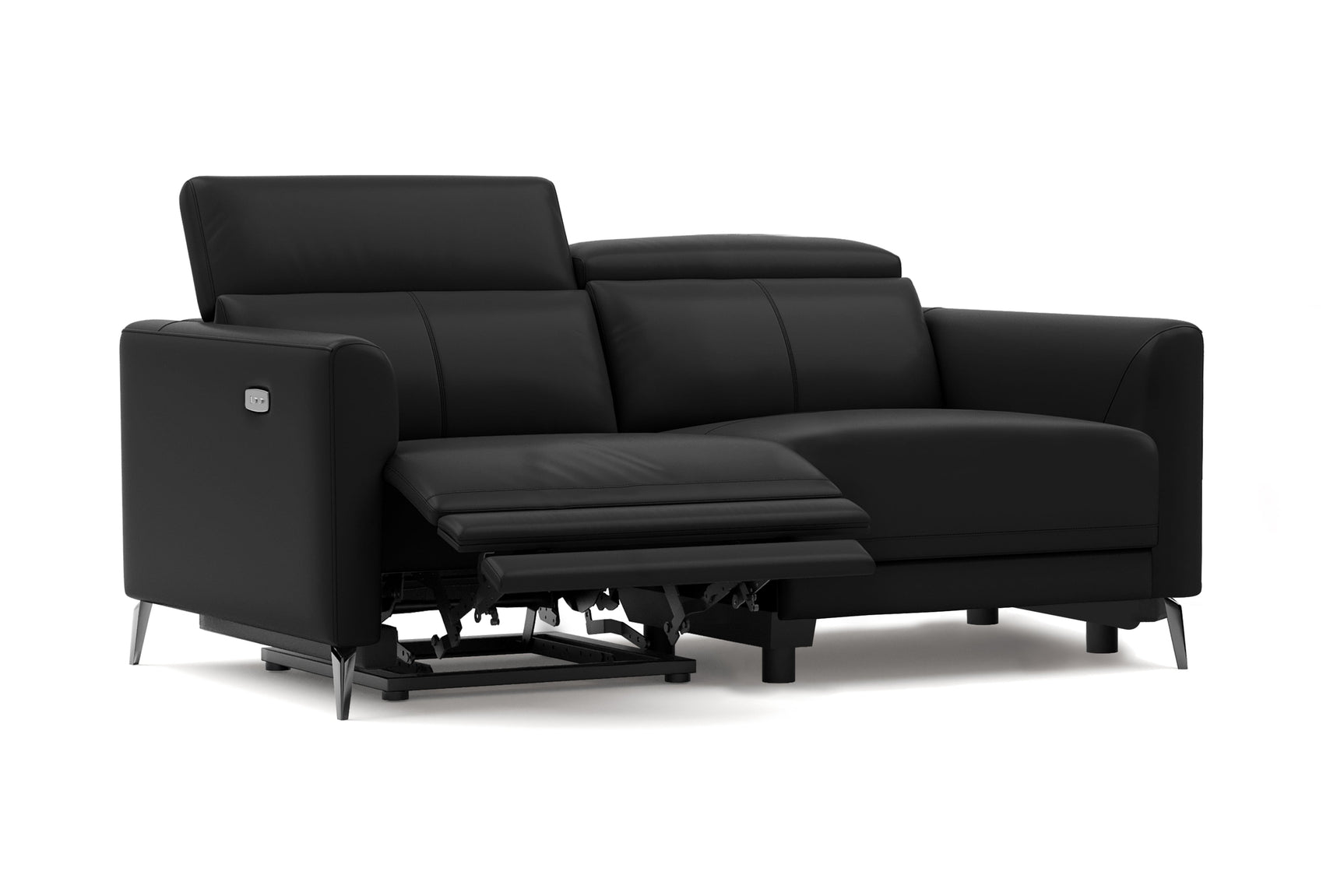 Andria Leather Reclining Sofa