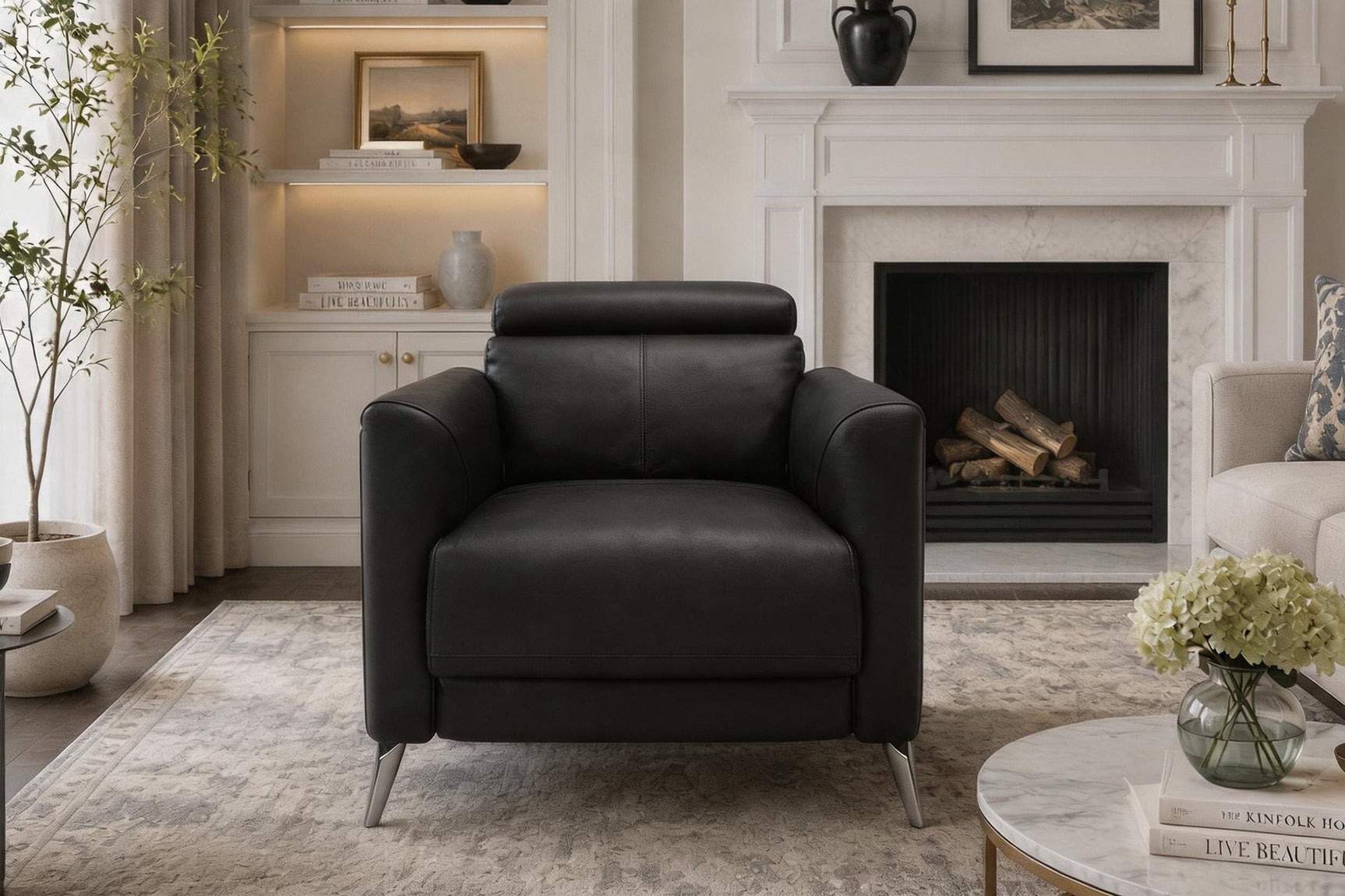 Andria Leather Recliner Chair