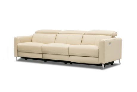 Andria Leather Reclining Sofa