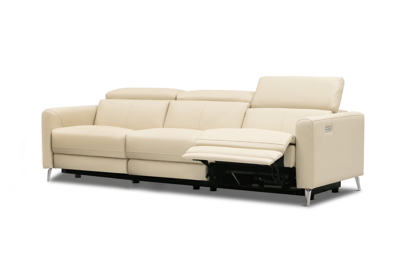 Andria Leather Reclining Sofa