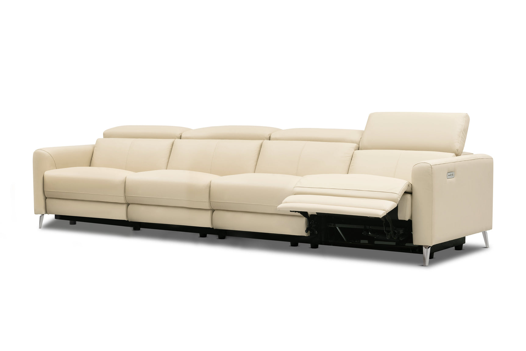 Andria Leather Reclining Sofa
