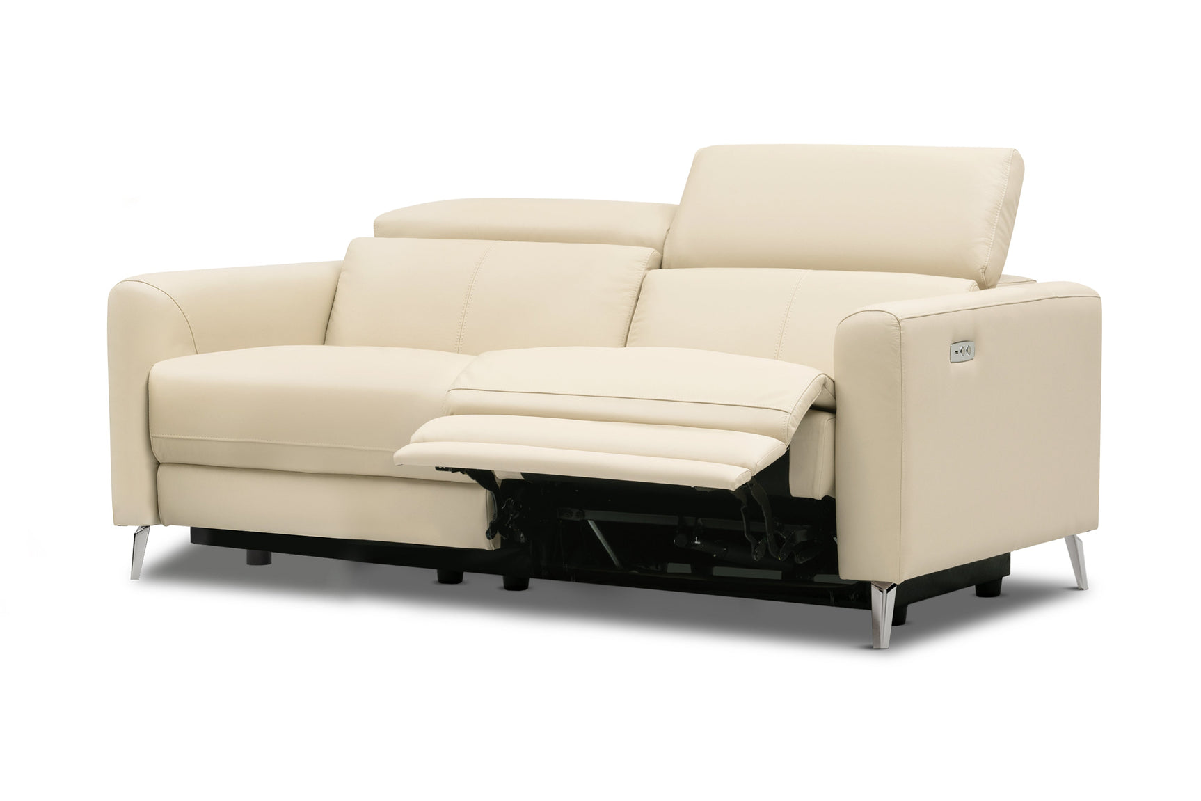 Andria Leather Reclining Sofa