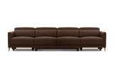 Andria Leather Reclining Sofa