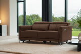 Andria Leather Reclining Sofa