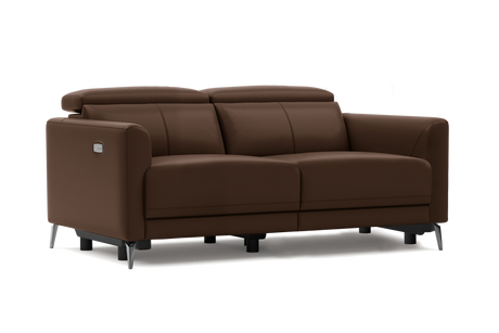 Andria Leather Reclining Sofa