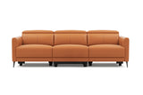 Andria Leather Reclining Sofa