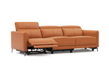 Andria Leather Reclining Sofa