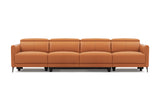 Andria Leather Reclining Sofa