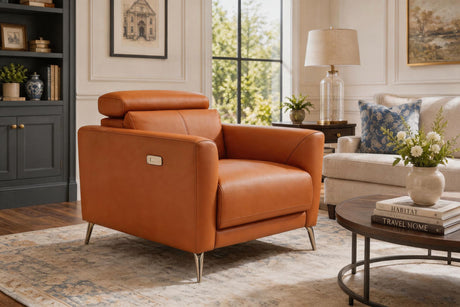 Andria Leather Recliner Chair