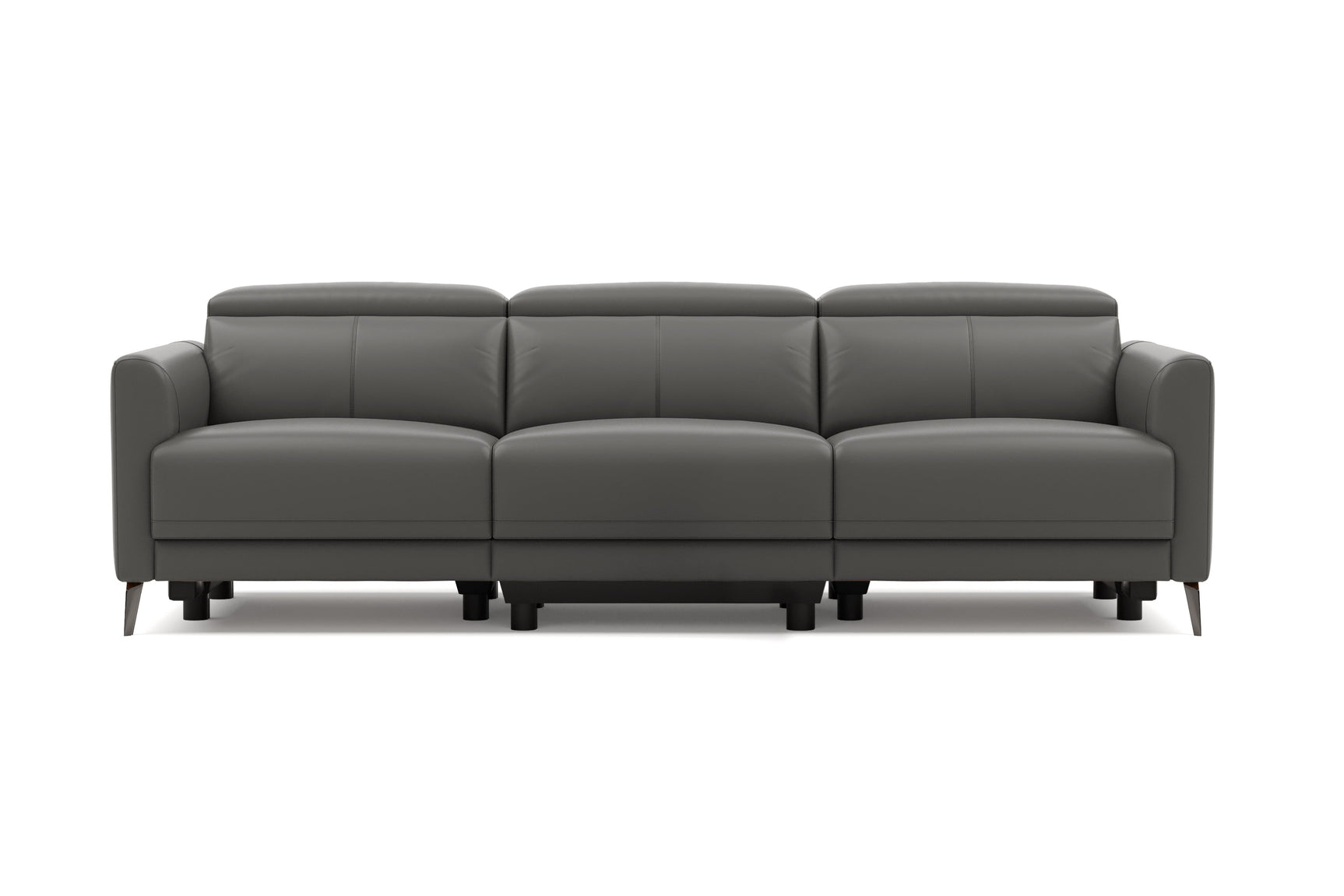 Andria Leather Reclining Sofa