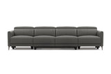 Andria Leather Reclining Sofa