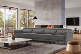 Andria Leather Reclining Sofa
