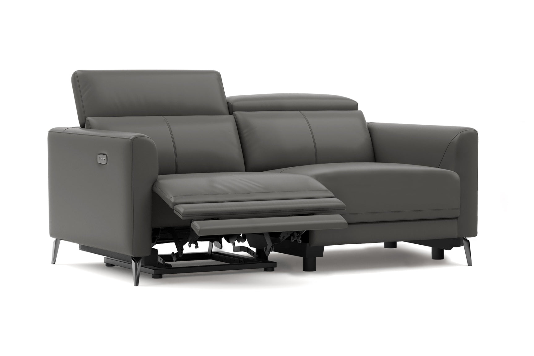 Andria Leather Reclining Sofa