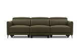 Andria Leather Reclining Sofa