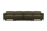Andria Leather Reclining Sofa