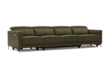 Andria Leather Reclining Sofa