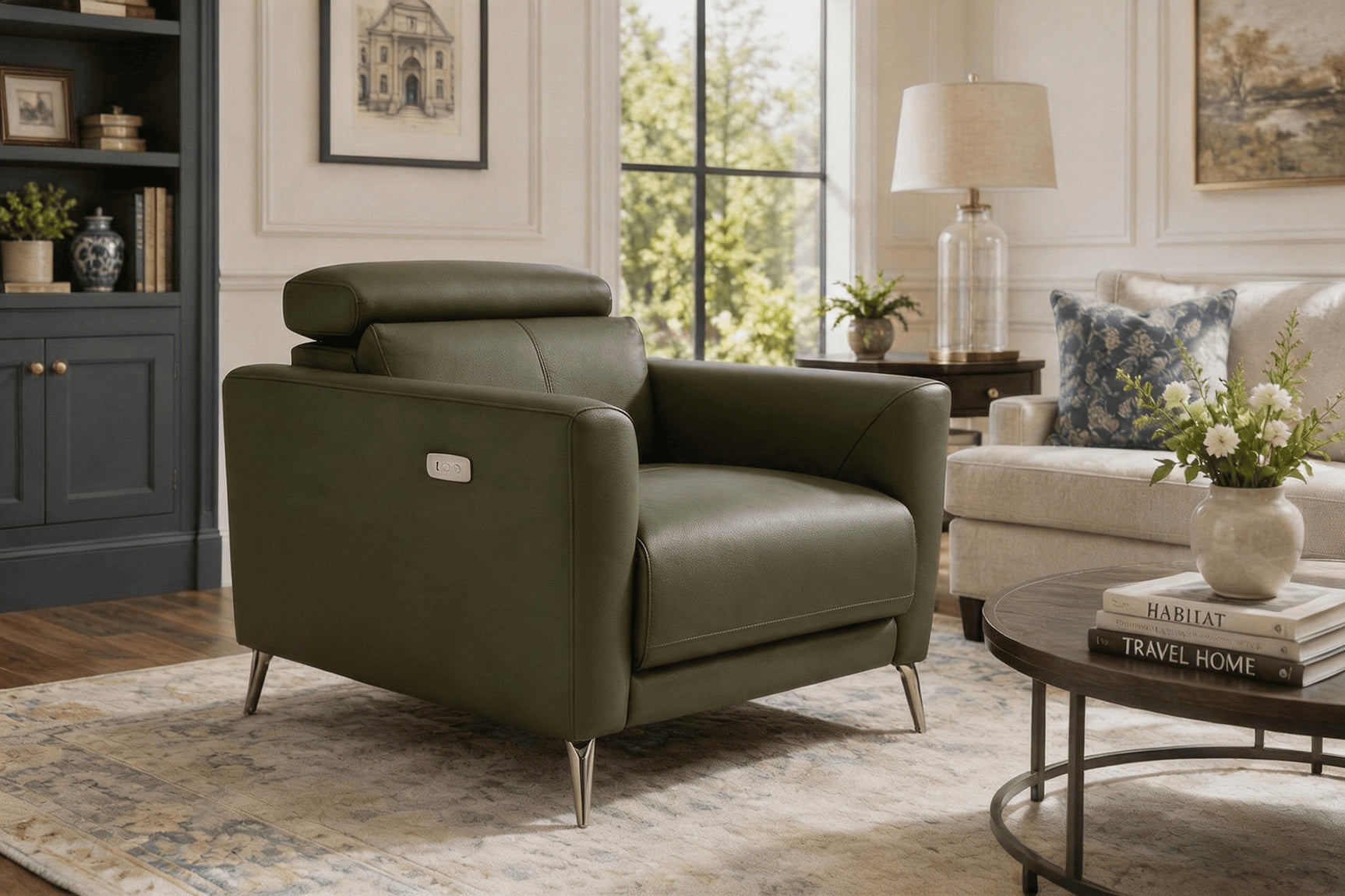 Andria Leather Recliner Chair