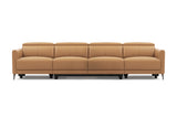 Andria Leather Reclining Sofa