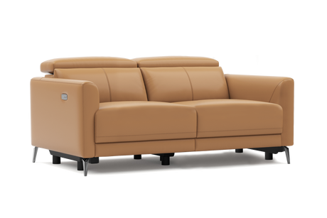 Andria Leather Reclining Sofa