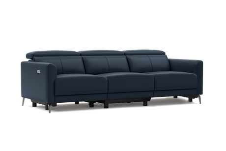 Andria Leather Reclining Sofa