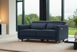 Andria Leather Reclining Sofa