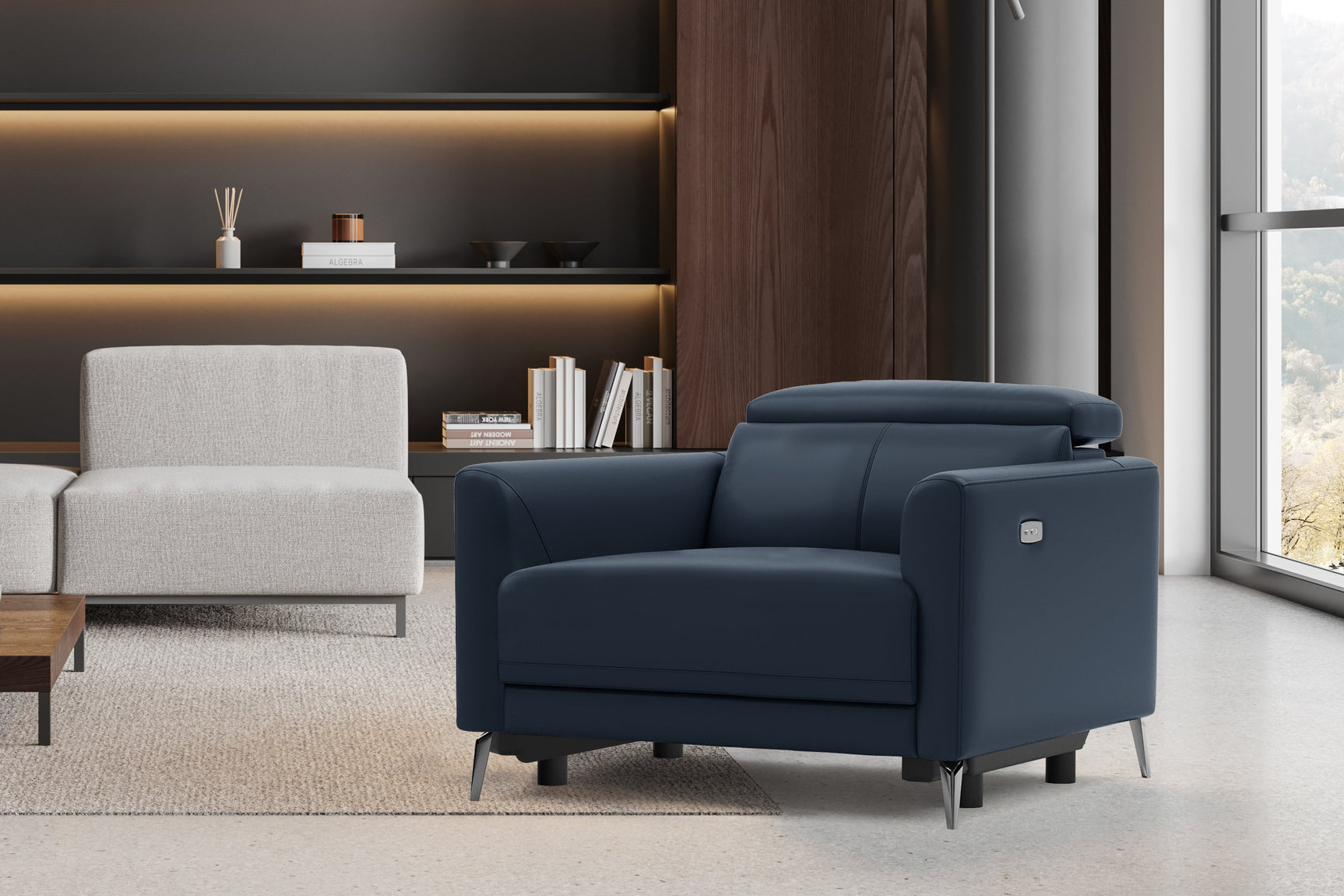 Andria Leather Recliner Chair
