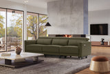 Andria Leather Reclining Sofa
