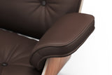Armoni Leather Chair & Ottoman