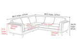 Artisan Leather Corner Sectional Sofa