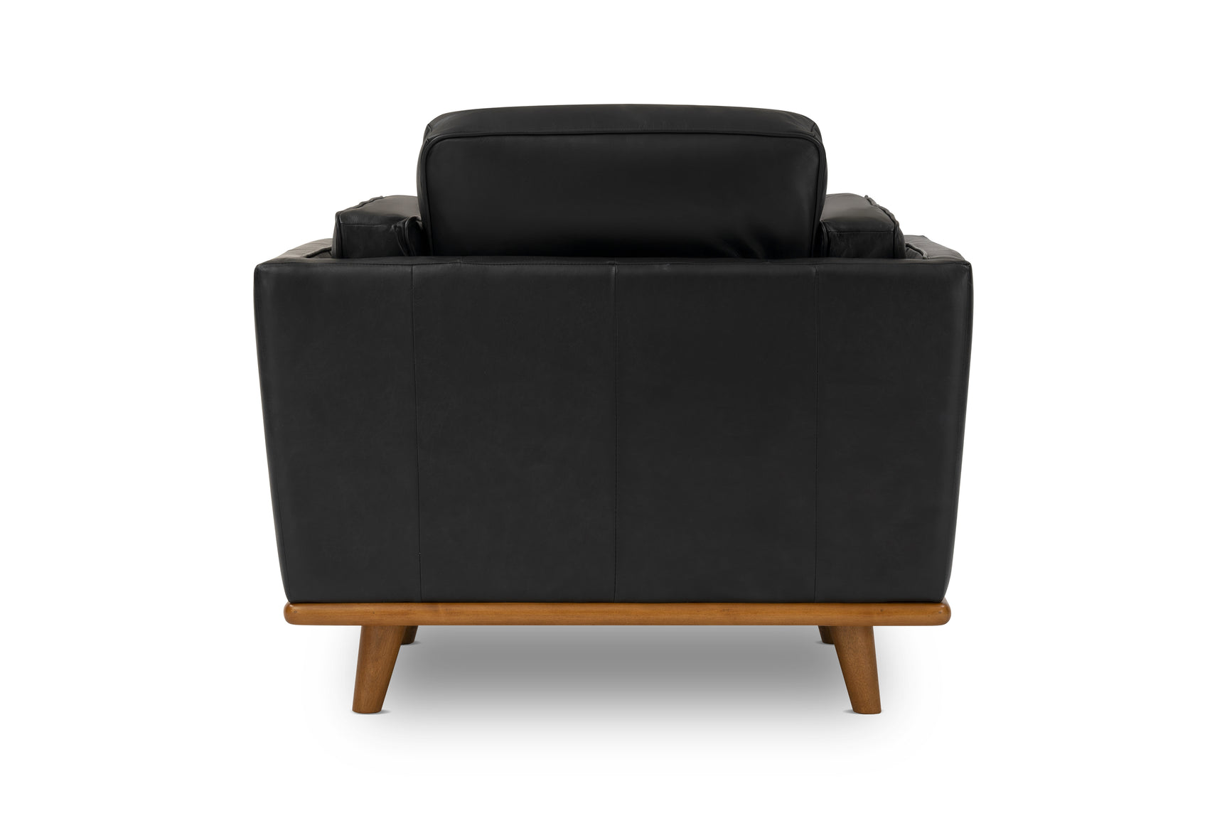 Valencia Artisan Leather Accent Chair, Black Color