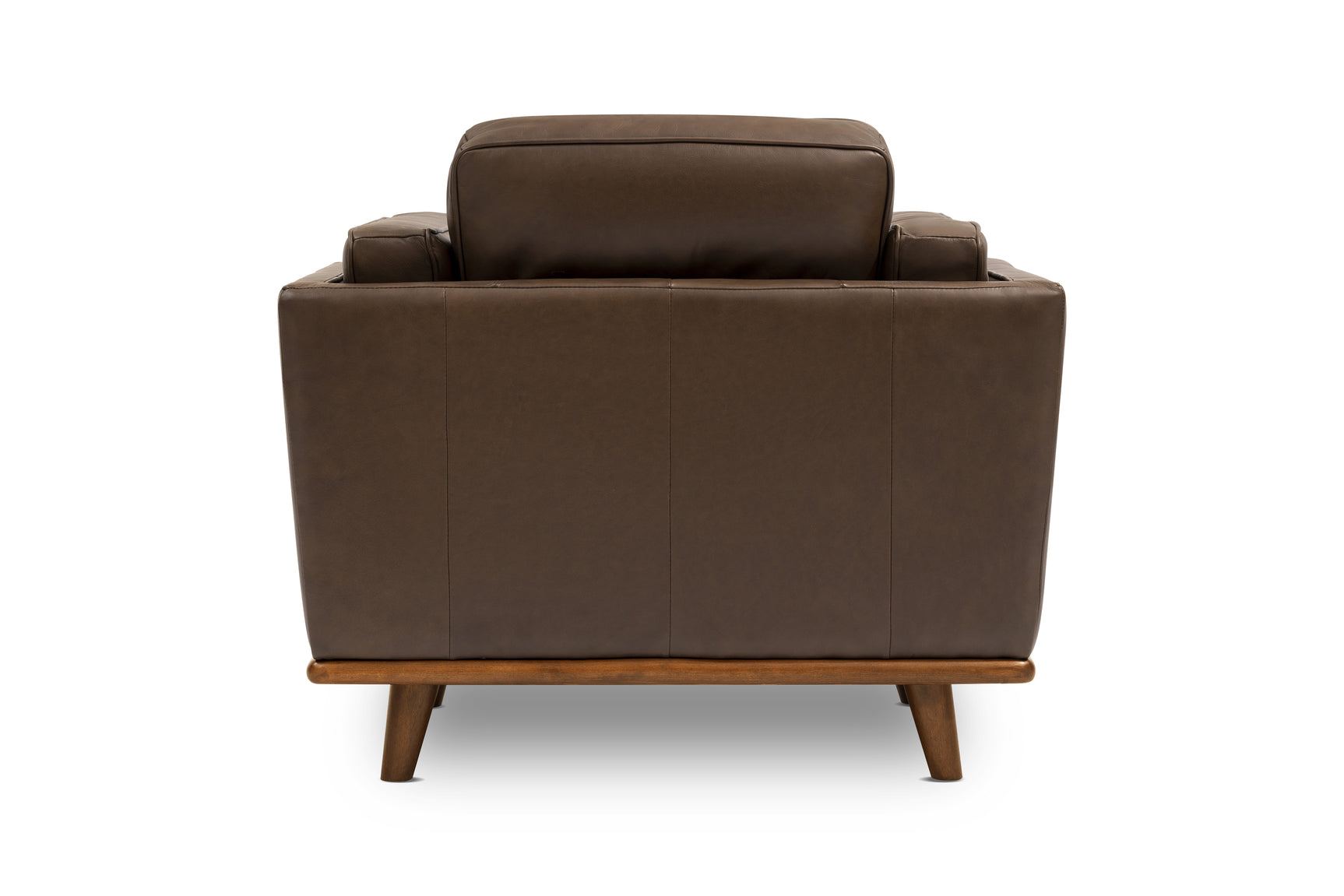 Valencia Artisan Leather Accent Chair, Chocolate Color