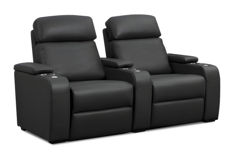 Valencia Bellagio Home Cinema Seating Power Recliner, Black