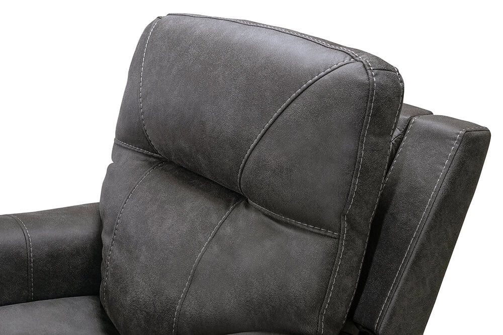 Campania Fabric Recliner Grey