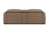 Carmen Leather Dual Recliner Sofa with Console