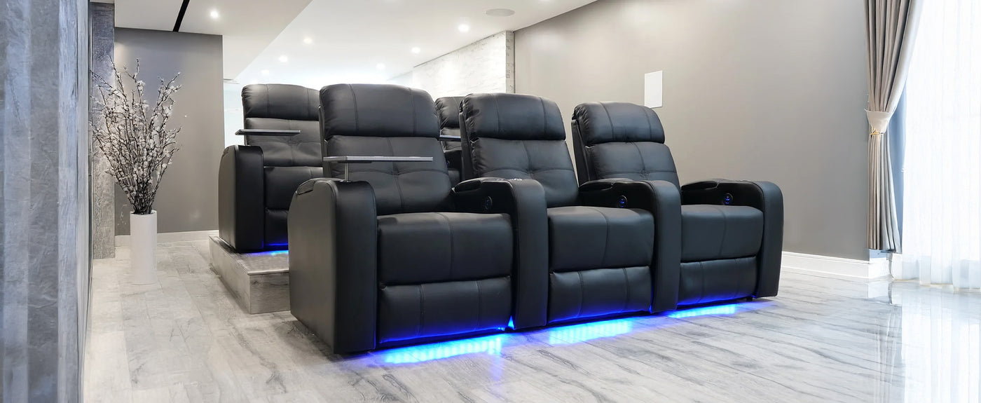 Valencia Tuscany Ultimate leather home theater recliner