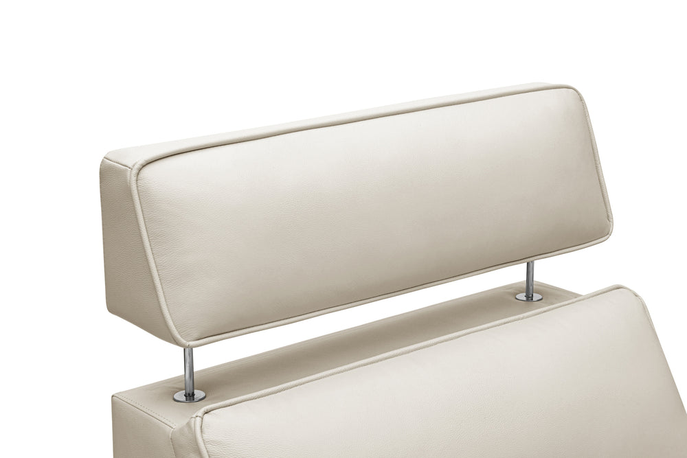 Valencia Lesley Top Grain Leather Single Recliner Seat, Beige