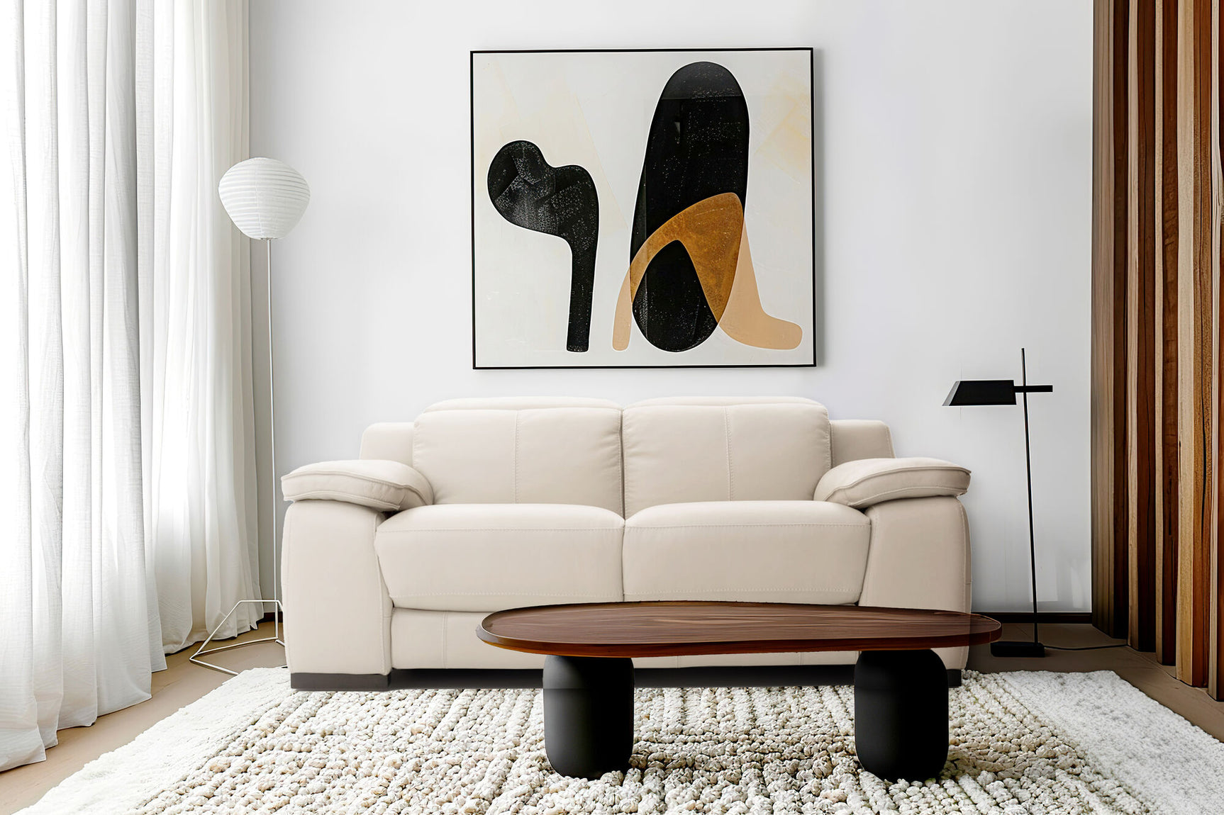Ellie Leather Sofa