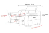 Ellie Leather Sofa