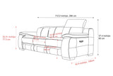 Ellie Leather Sofa
