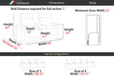 Eloise Leather Curved Theater Seating
