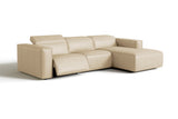 Emery Leather Recliner Sectional Sofa