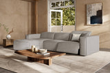 Emery Leather Recliner Sectional Sofa