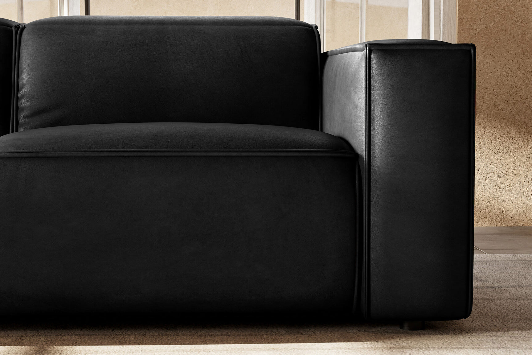 Emery Leather Recliner Sofa