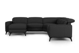 Esther Leather Corner Recliner Sectional Sofa